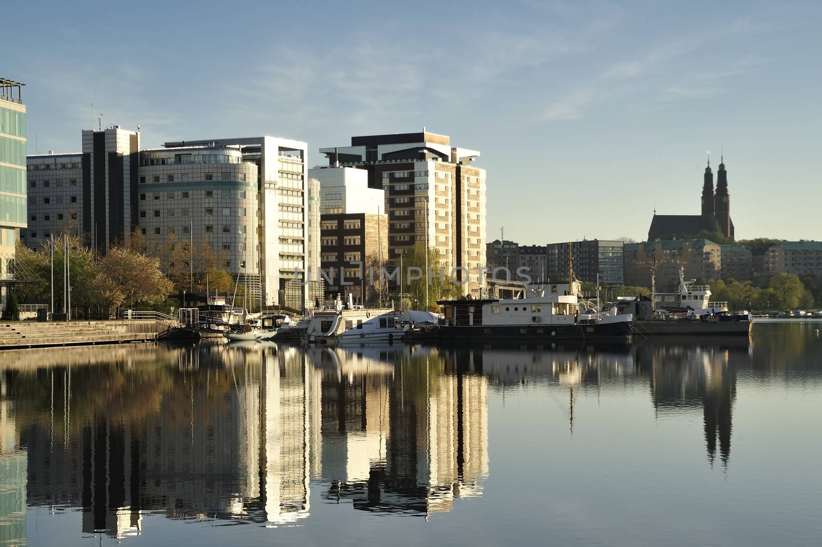 Modern apartment buildings by a40757