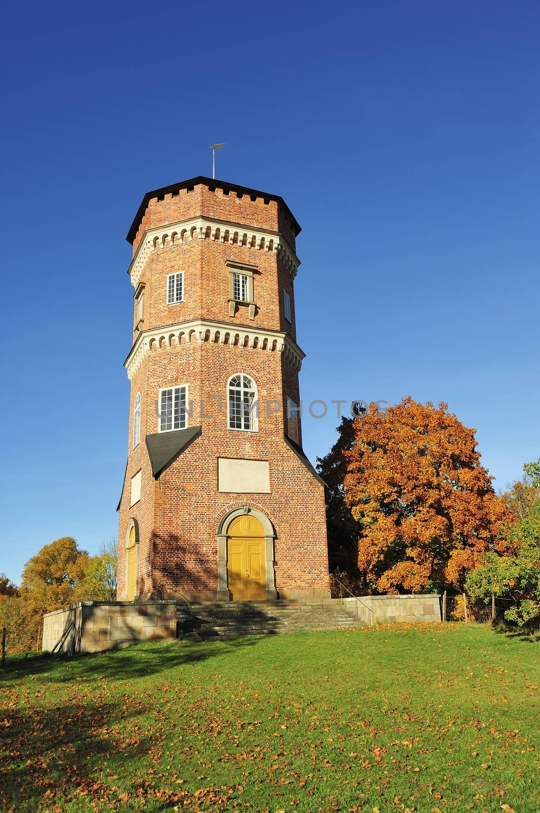 Gothic Tower in Drottningholm outside Stockholm in Sweden.