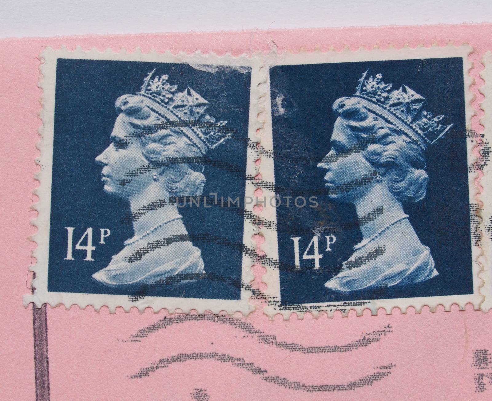 LONDON, UNITED KINGDOM - CIRCA MAY 2015: Stamps printed by Unite by paolo77