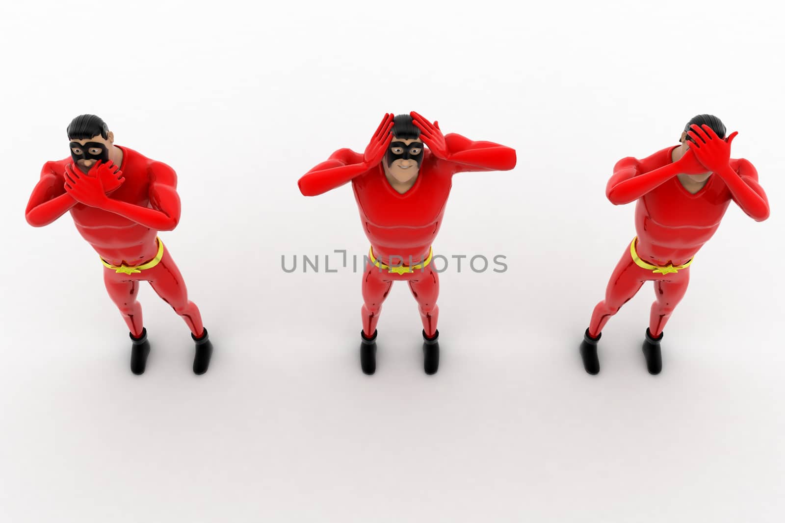 3d superhero of mahatma gandhiji concept by touchmenithin@gmail.com