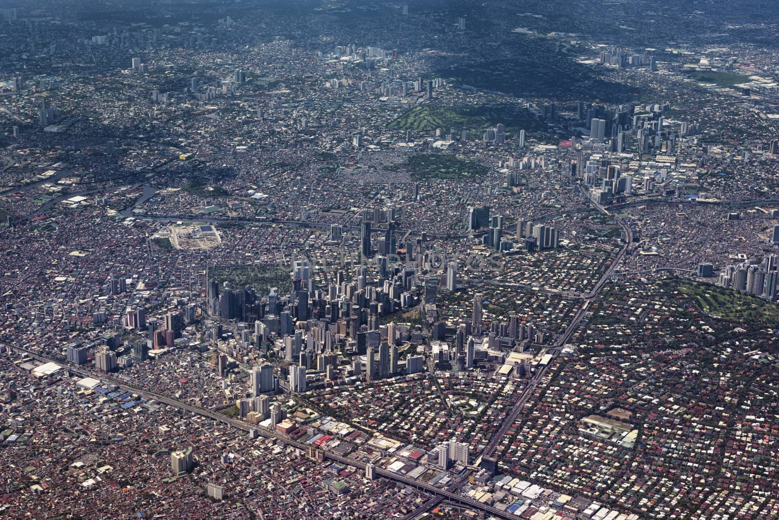 Metro Manila Aerail View .