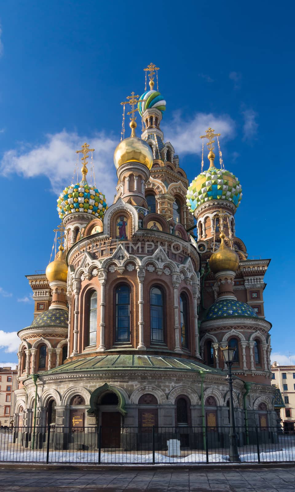 Famous Church of the Savior on Blood in St. Petersburg