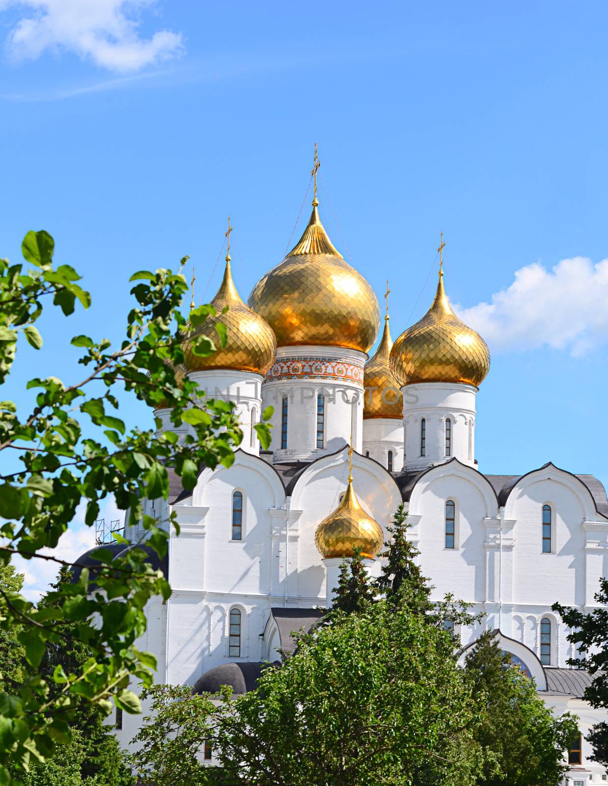 The old church of city of Yaroslavl