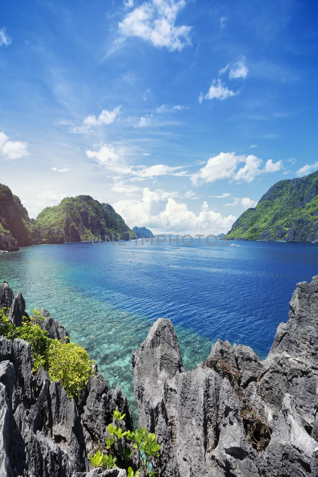 Tapiutan Strait in Palawan. 