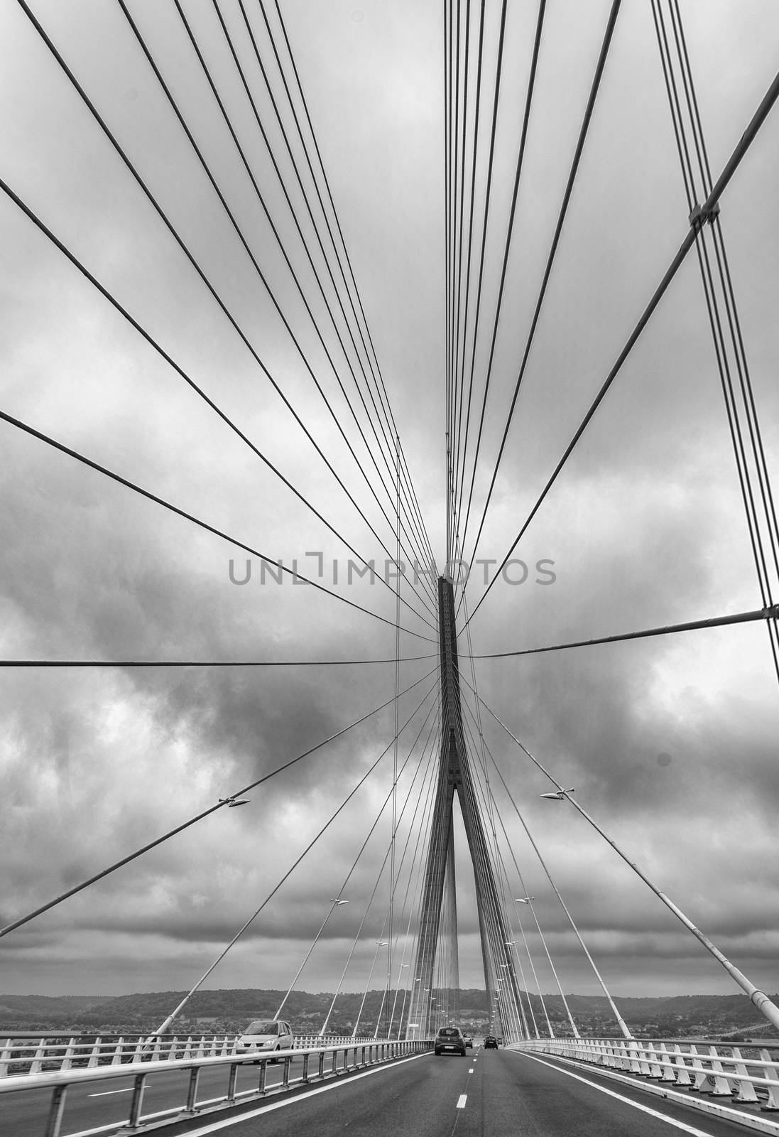 Le Pont de Normandie - Normandy Bridge.