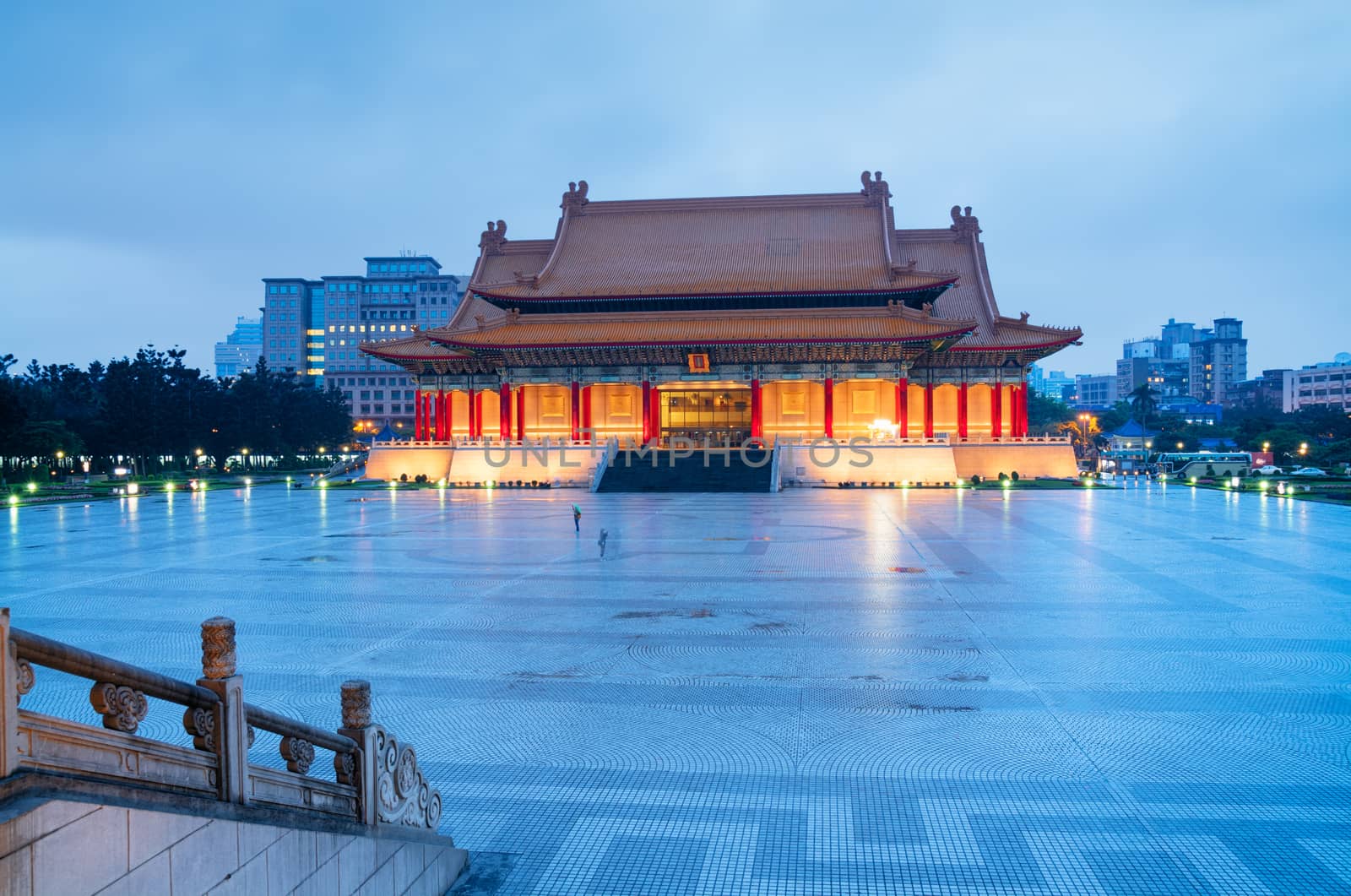 National Concert Hall at the Liberty Square in Taipei - Taiwan. 