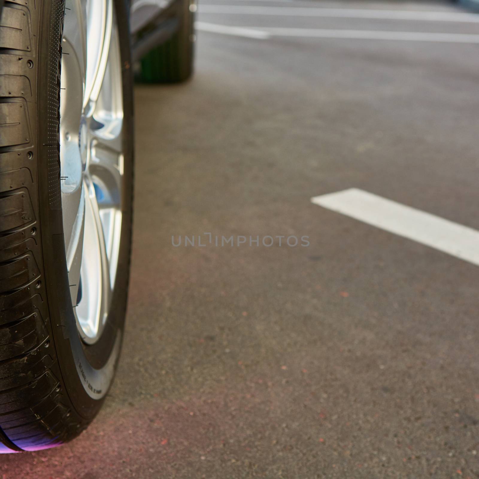 Detail of a beauty and fast sportcar. Shallow dof