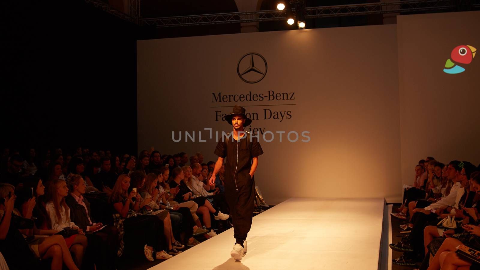 KIEV, UKRAINE - SEPTEMBER 6: Mercedes-Benz Kiev Fashion Days. Fashion show 