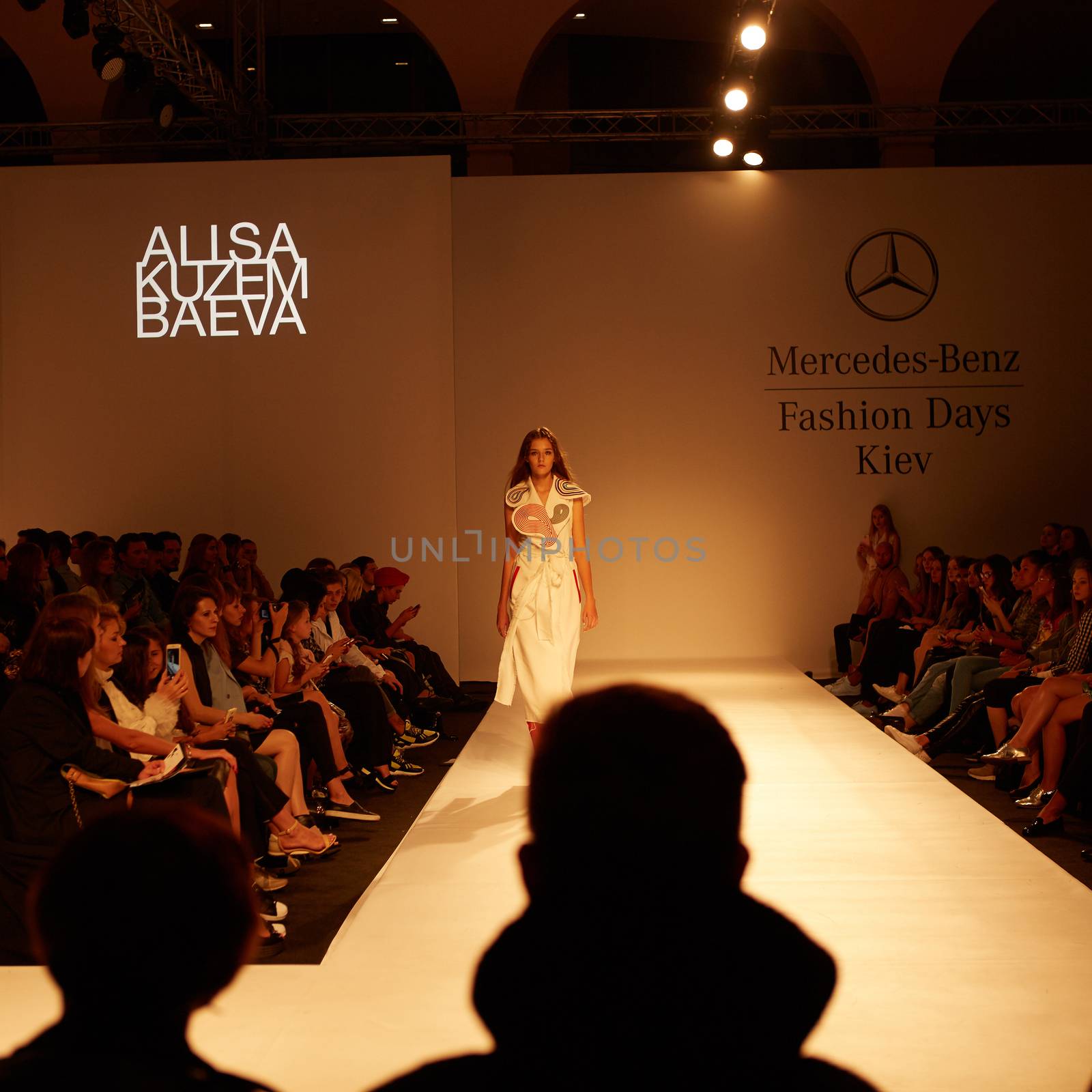 KIEV, UKRAINE - SEPTEMBER 6: Mercedes-Benz Kiev Fashion Days. Fashion show 