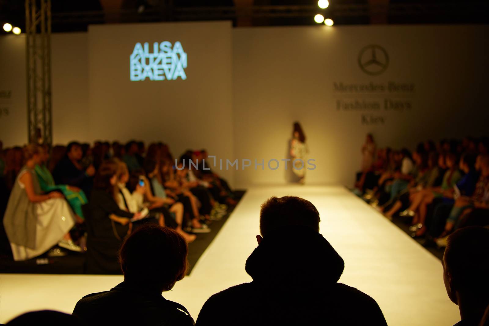 KIEV, UKRAINE - SEPTEMBER 6: Mercedes-Benz Kiev Fashion Days. Fashion show