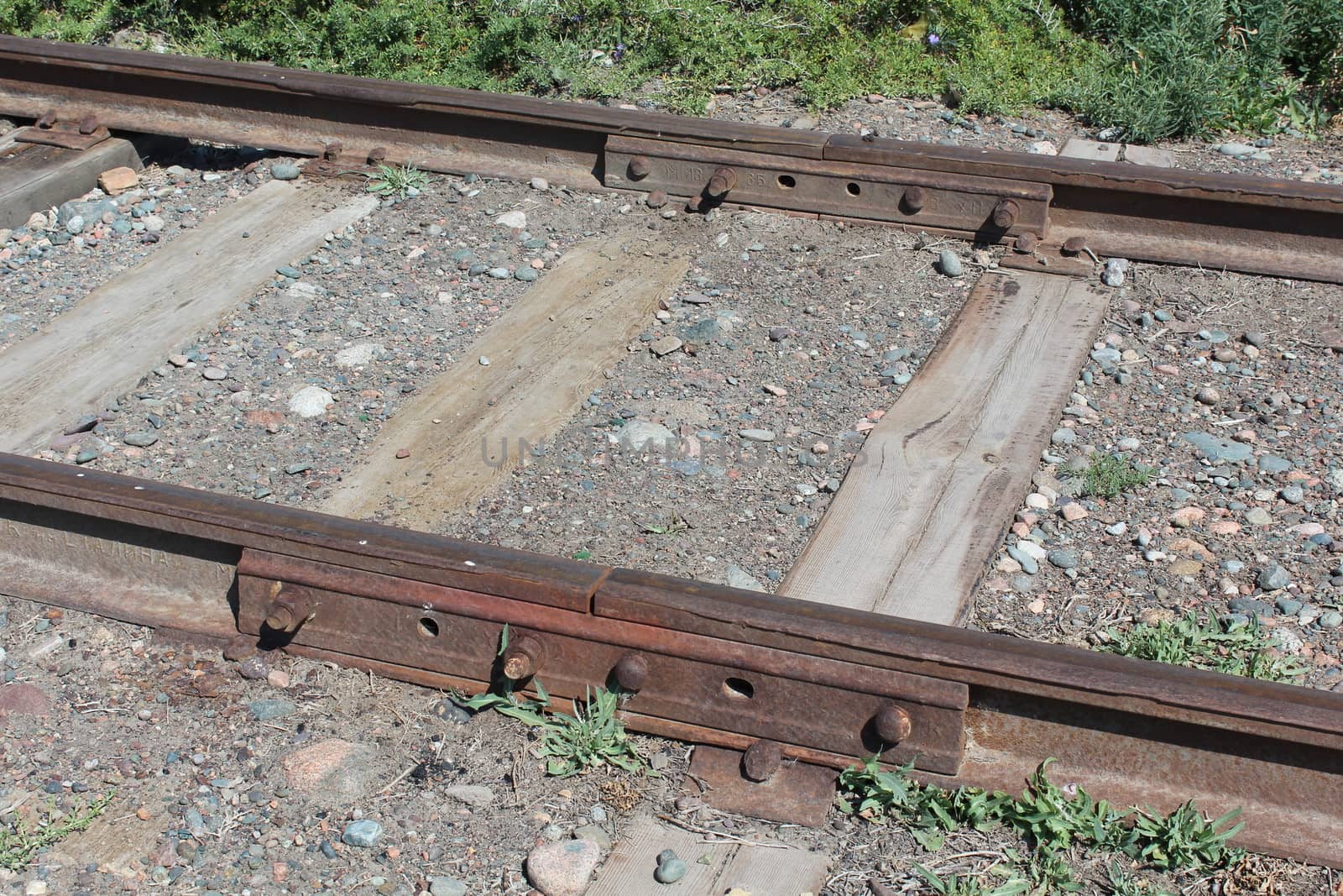 Details of the more than 60 years old railroad.