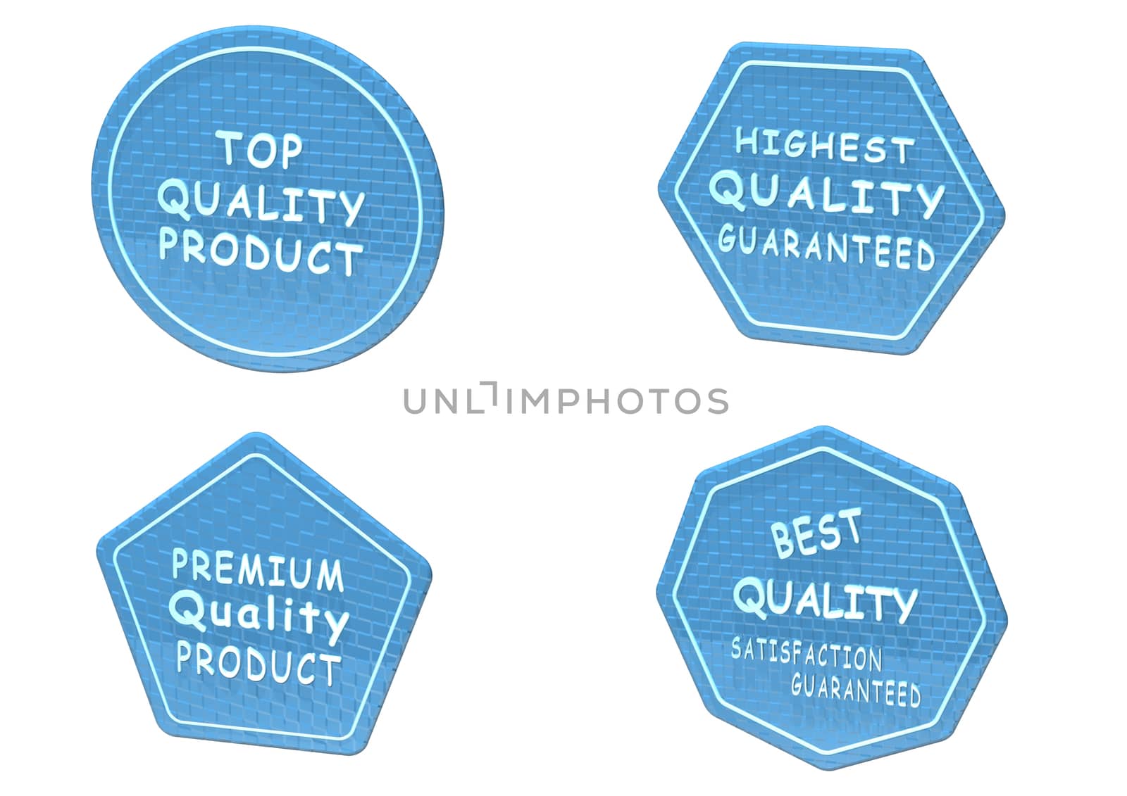High Quality set of Sale product badges isolated on white.