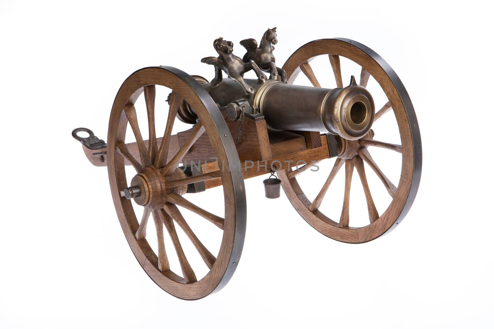 Isolated historical cannon