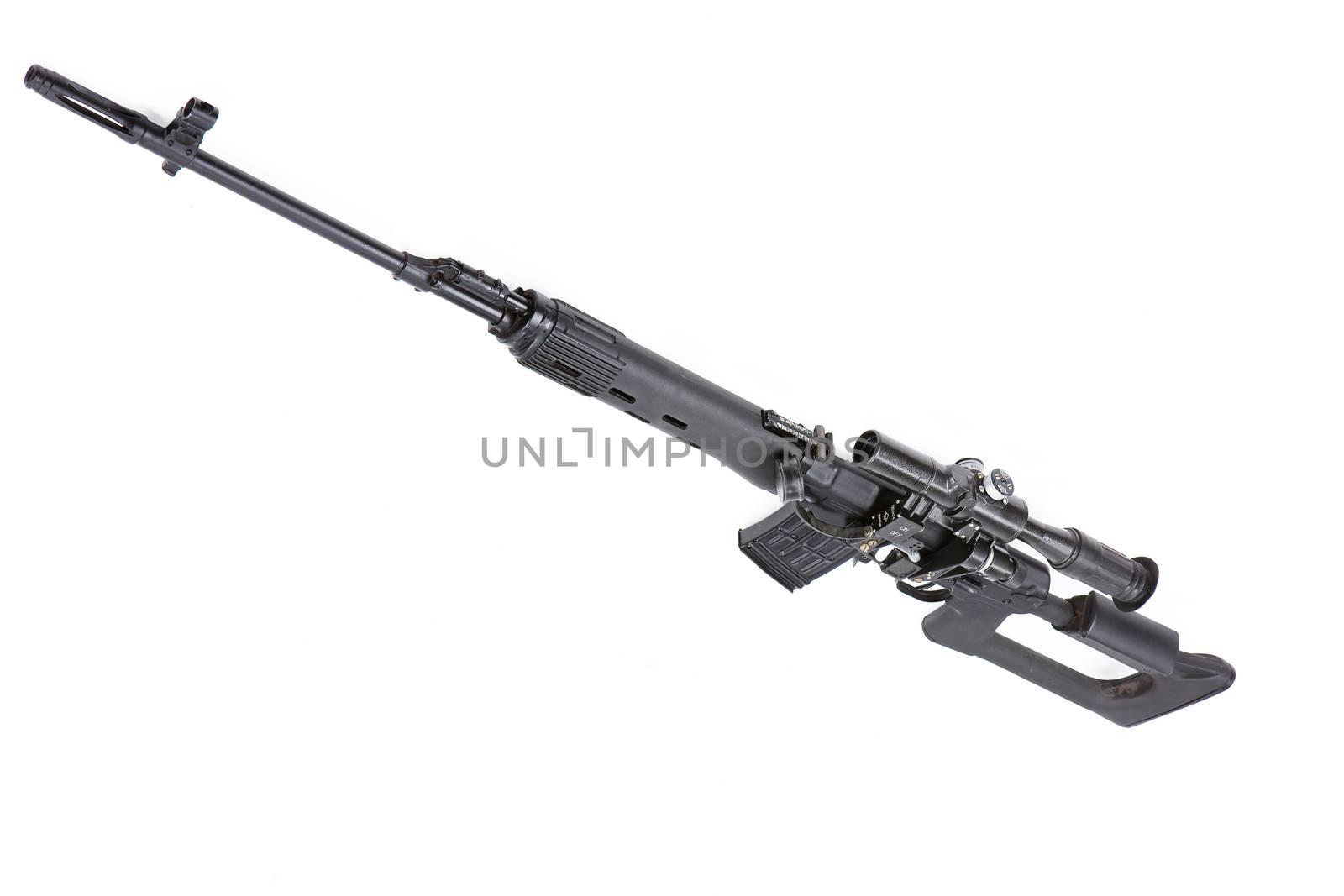 Russian sniper rifle MMG SVD by Dragunov with optics