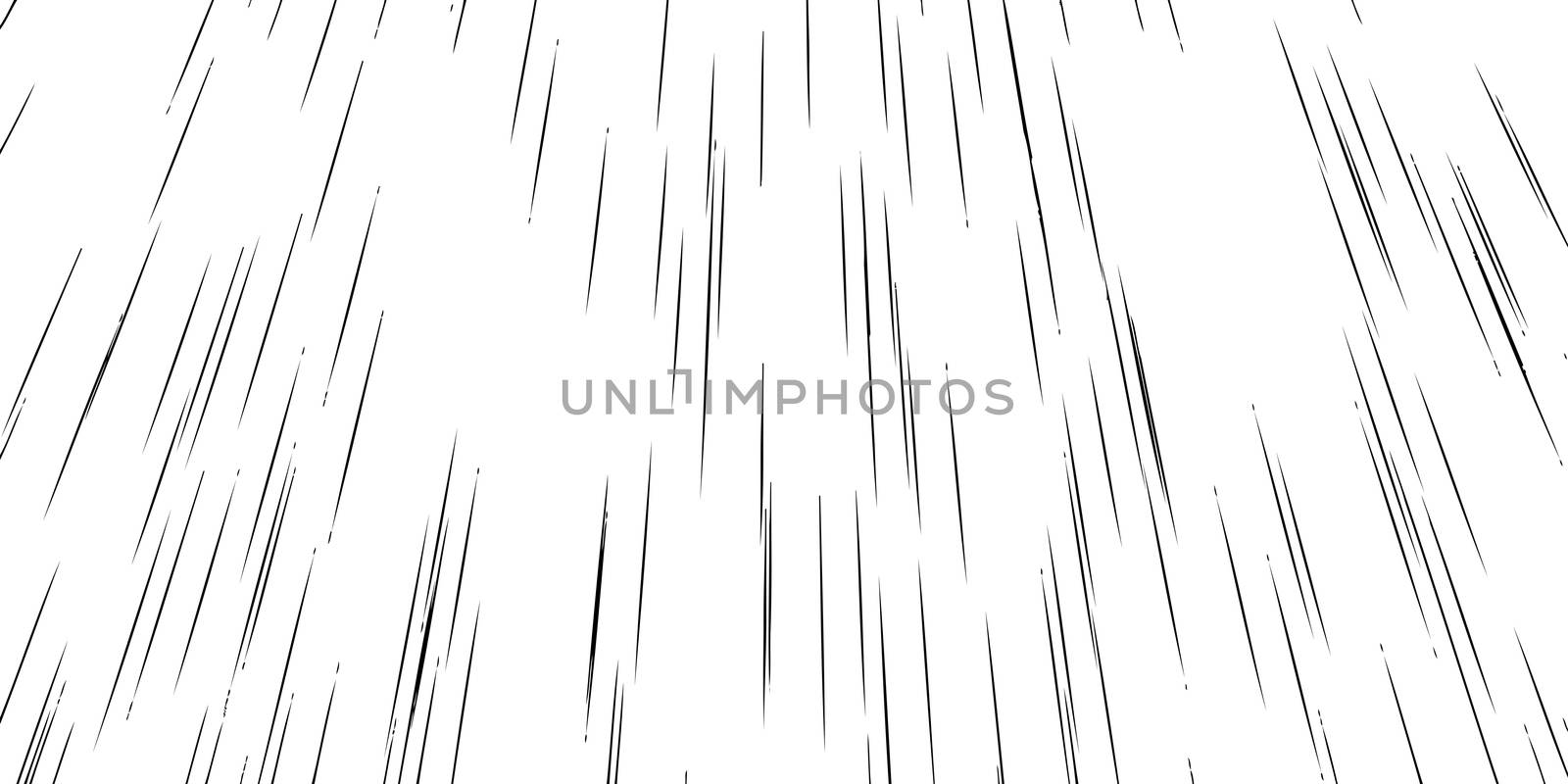 Background outline illustration of falling rain and clouds