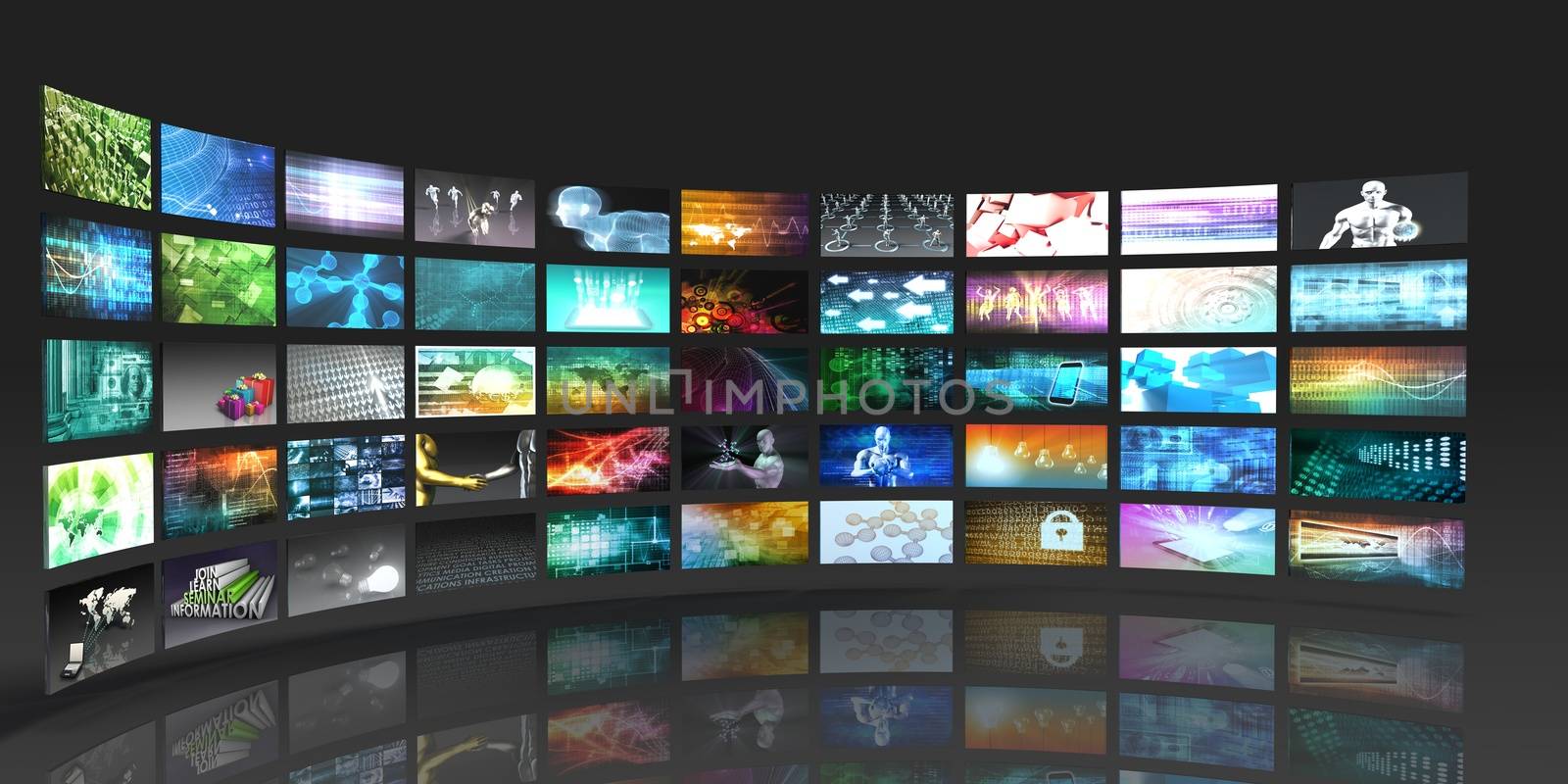 Multimedia Technology Digital Devices Information Concept