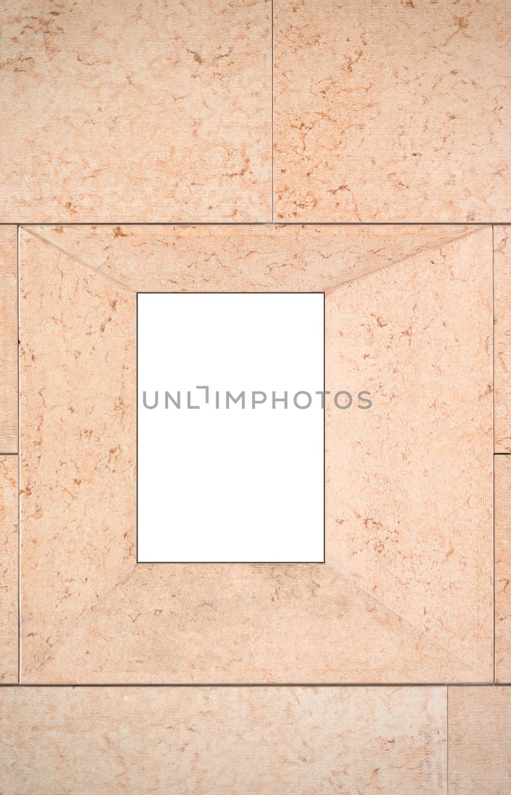 Blank square in wall by cherezoff