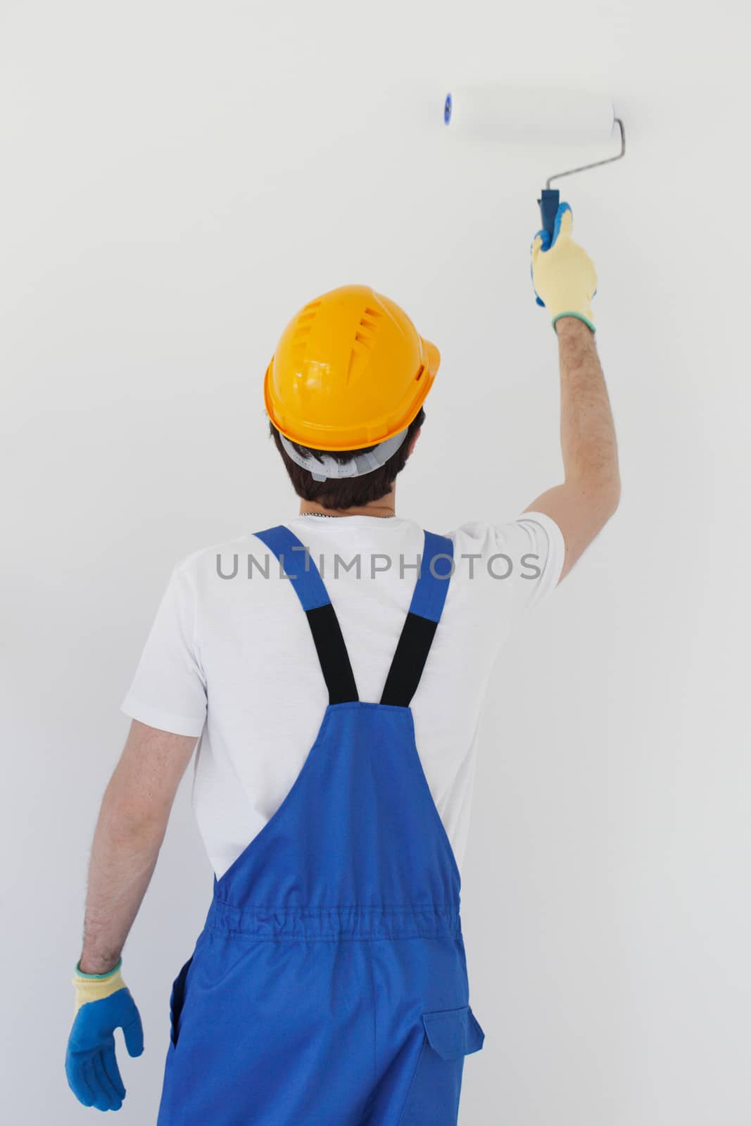 workman painting wall by ALotOfPeople