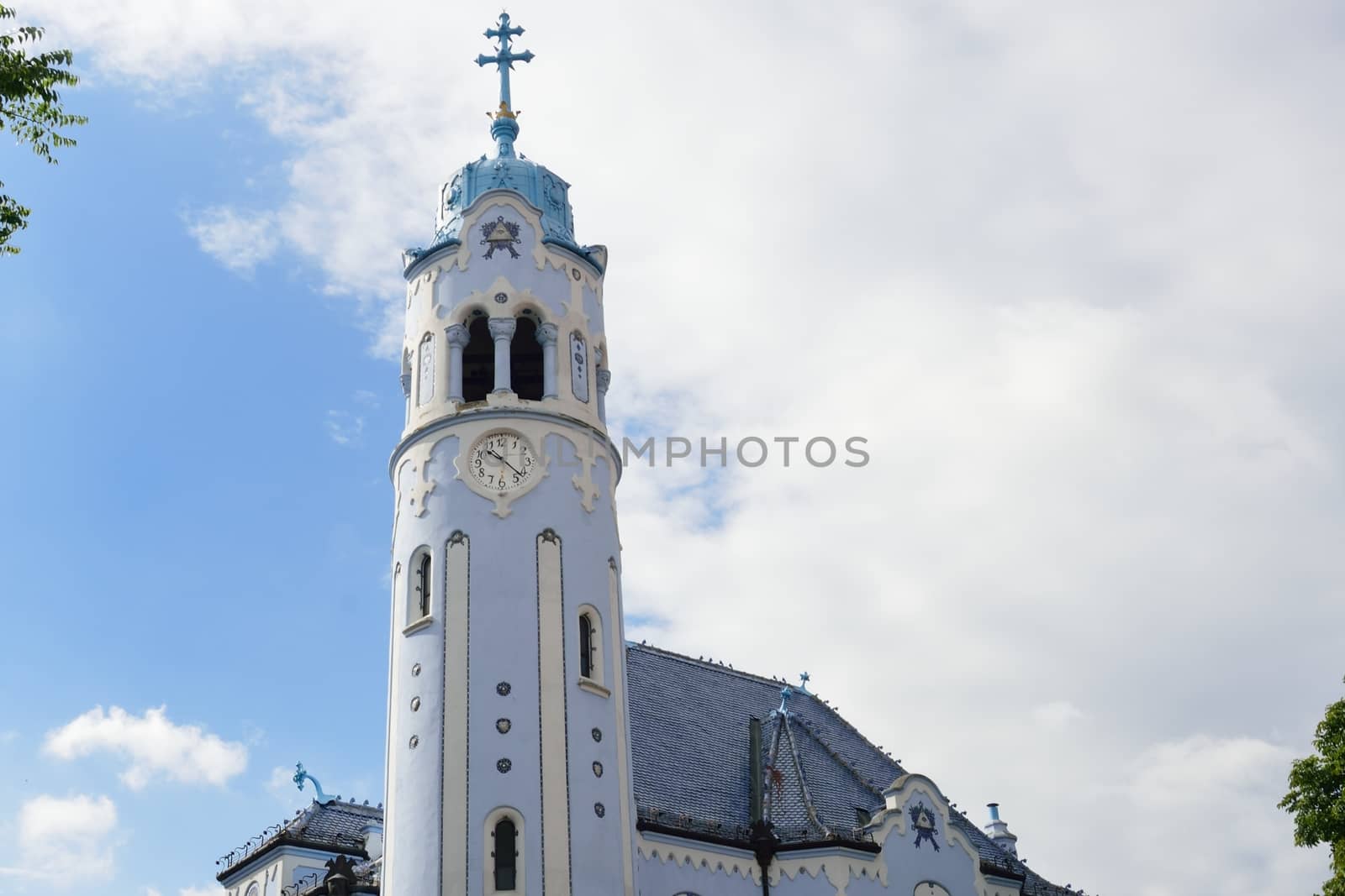 Tower of Blue Church Bratislava Slovakia by pauws99