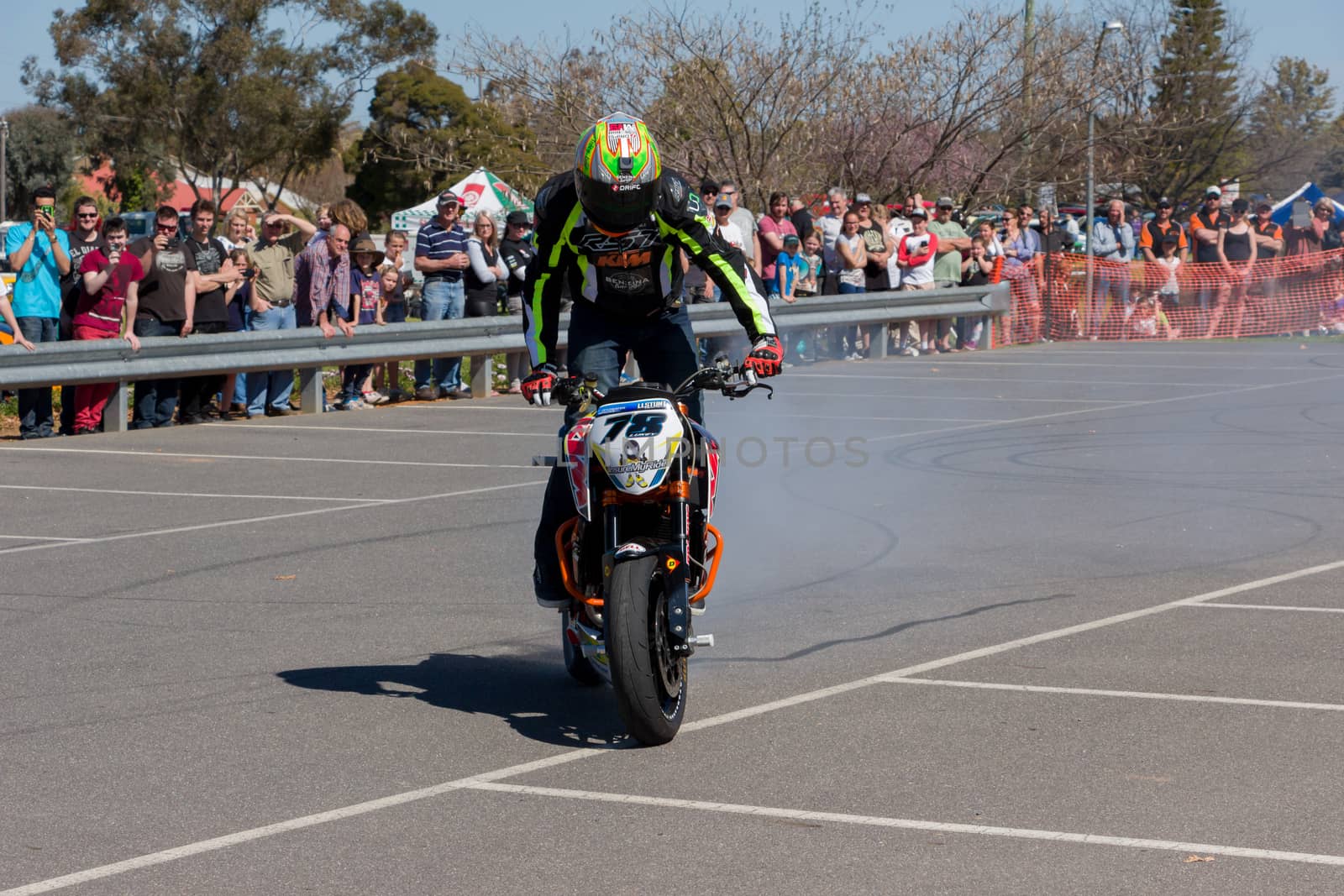 Motorcycle Stunt Rider - Wheelie by davidhewison