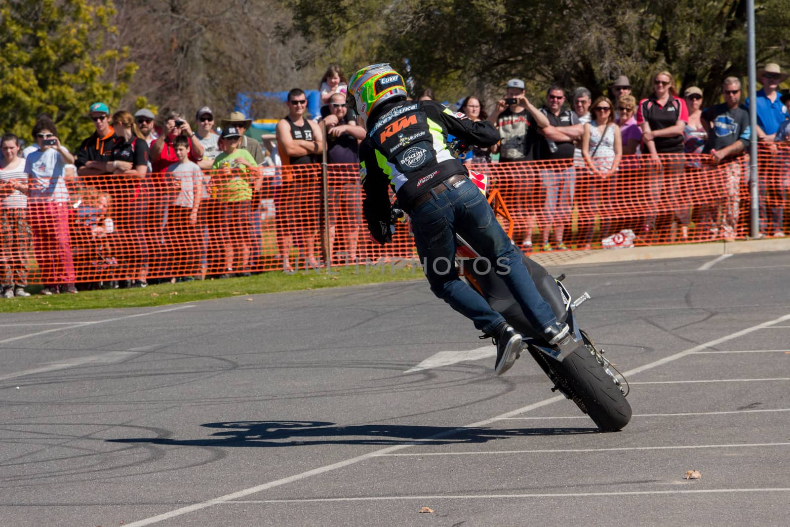 Motorcycle Stunt Rider - Wheelie by davidhewison