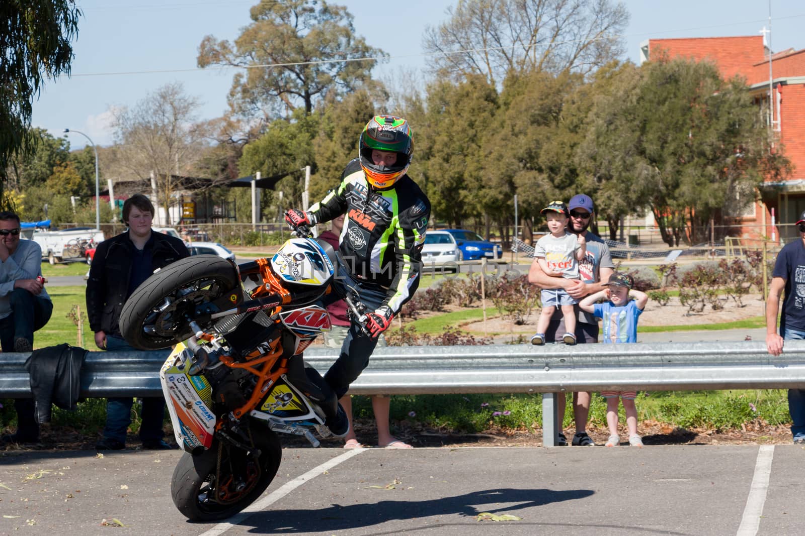 Motorcycle Stunt Rider - Wheelie by davidhewison