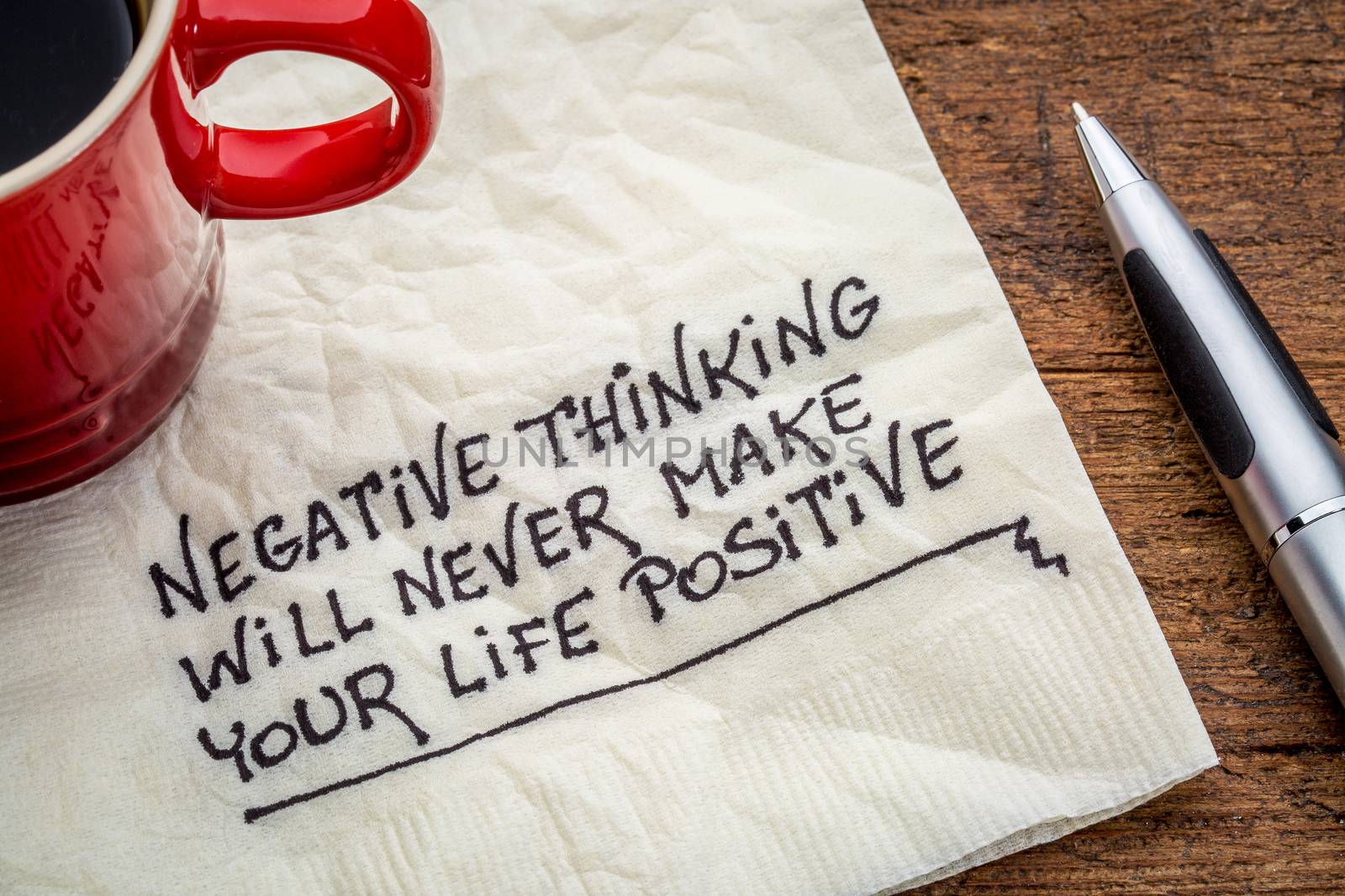negative thinking and posifitive life by PixelsAway