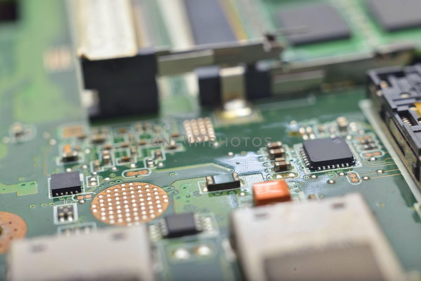 micro electronics develop and manufacturing background