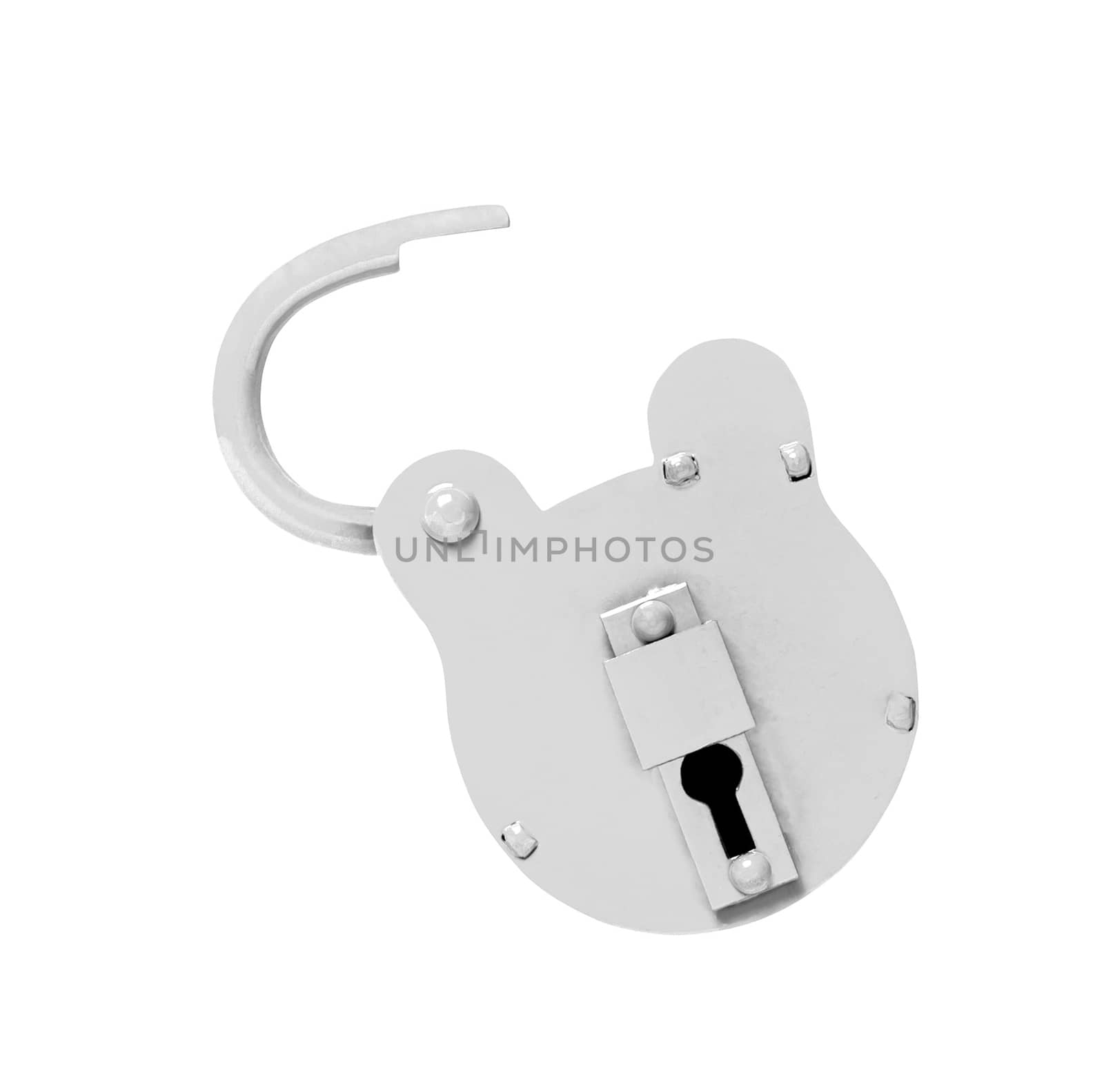 old lock in unlocked state isolated