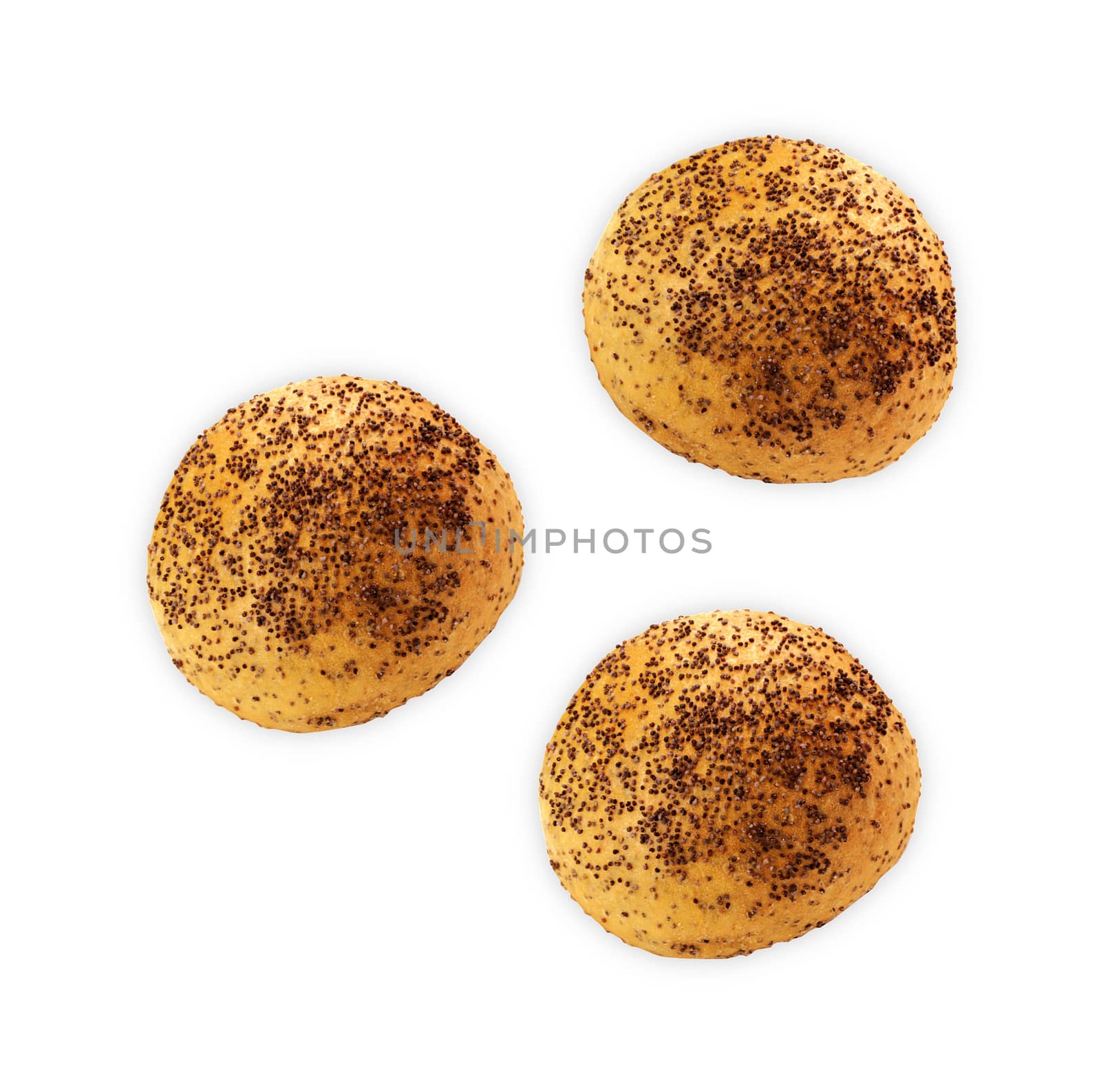 Buns, topped with sesame seeds