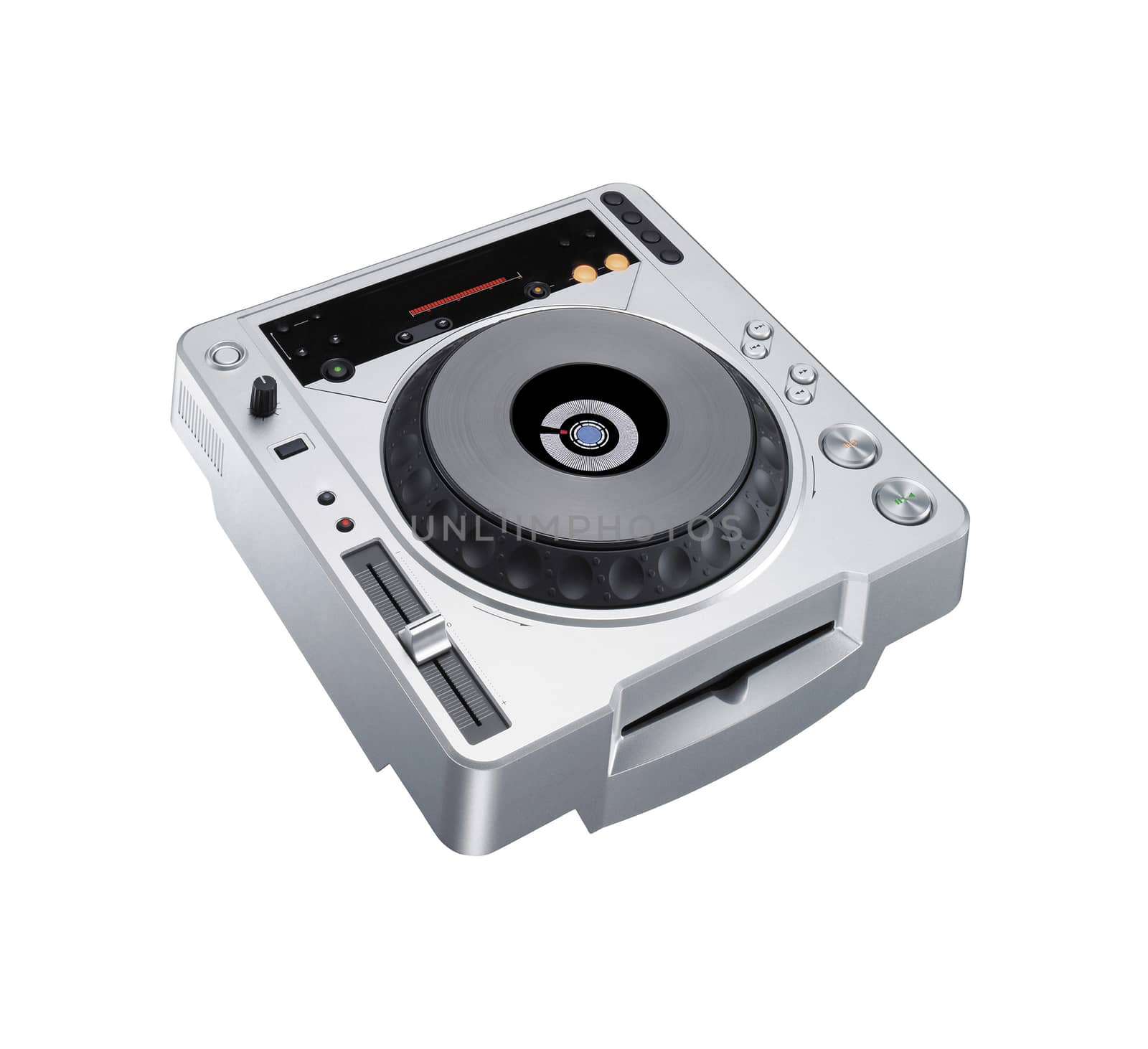 dj mixer isolated on white