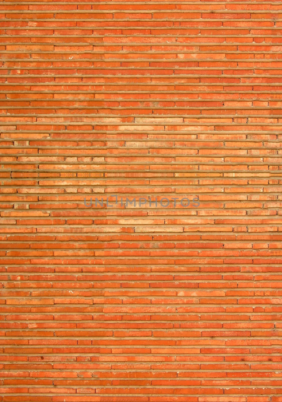 Red brick wall background or texture