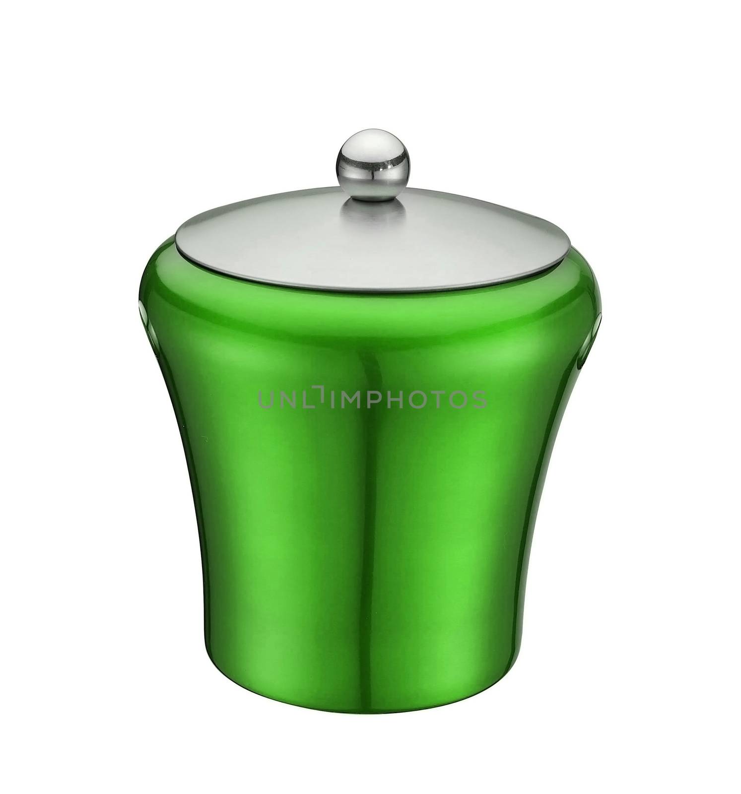 Jar on White Background