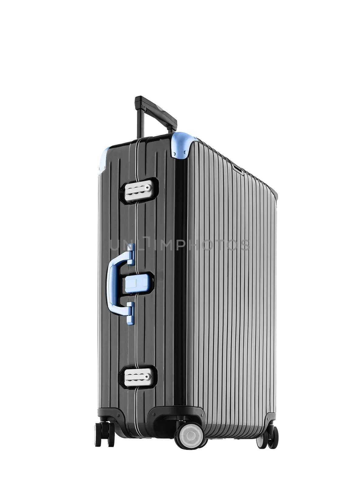 Black Suitcase - isolated on white