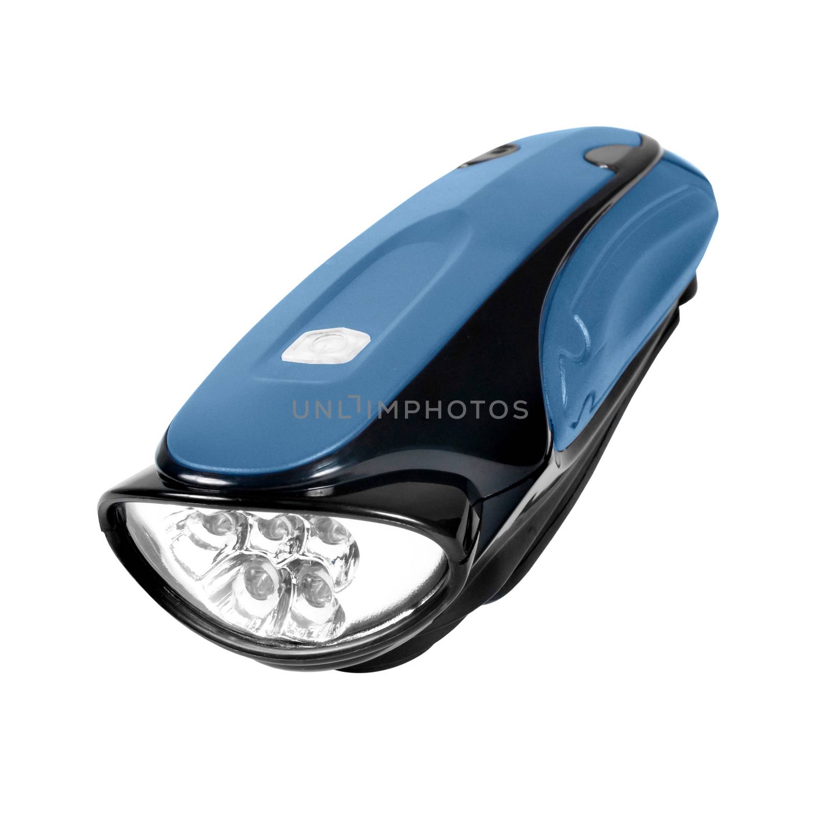 blue Flashlight isolated