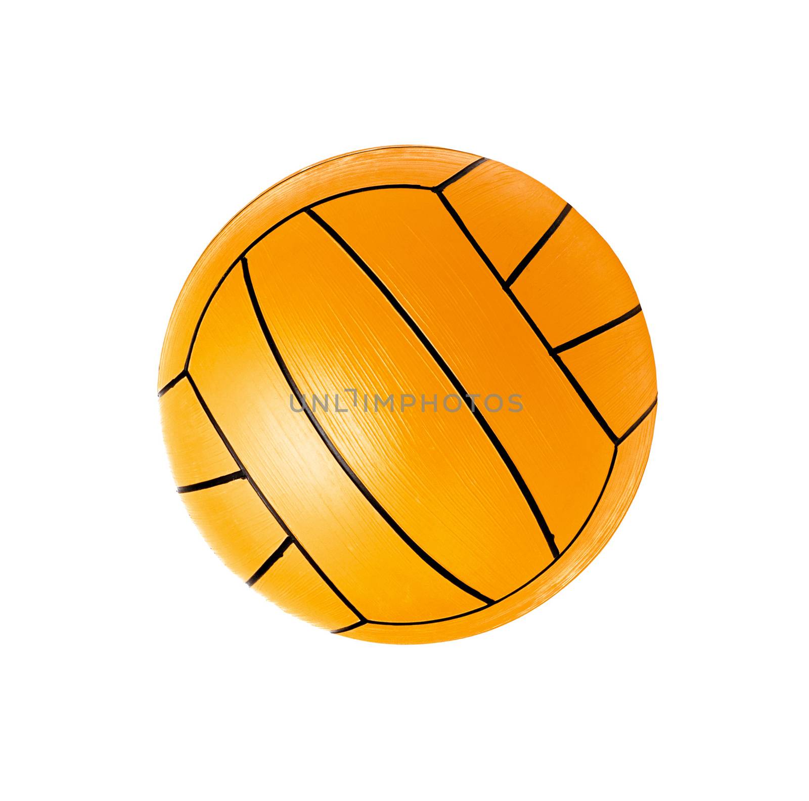 volleyball ball isolated over white