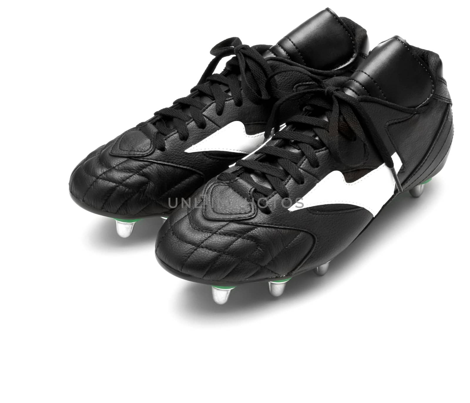 Football boots isolated on white