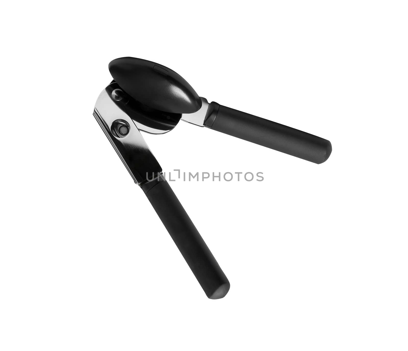 The kitchen tool for closing of covers on banks.