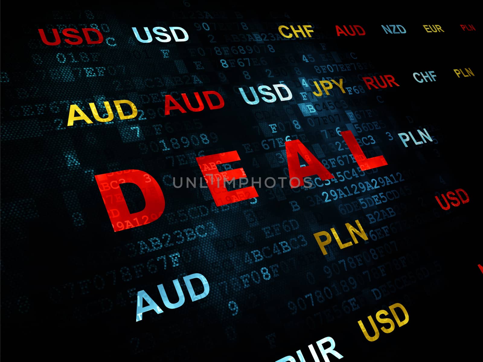 Finance concept: Deal on Digital background by maxkabakov