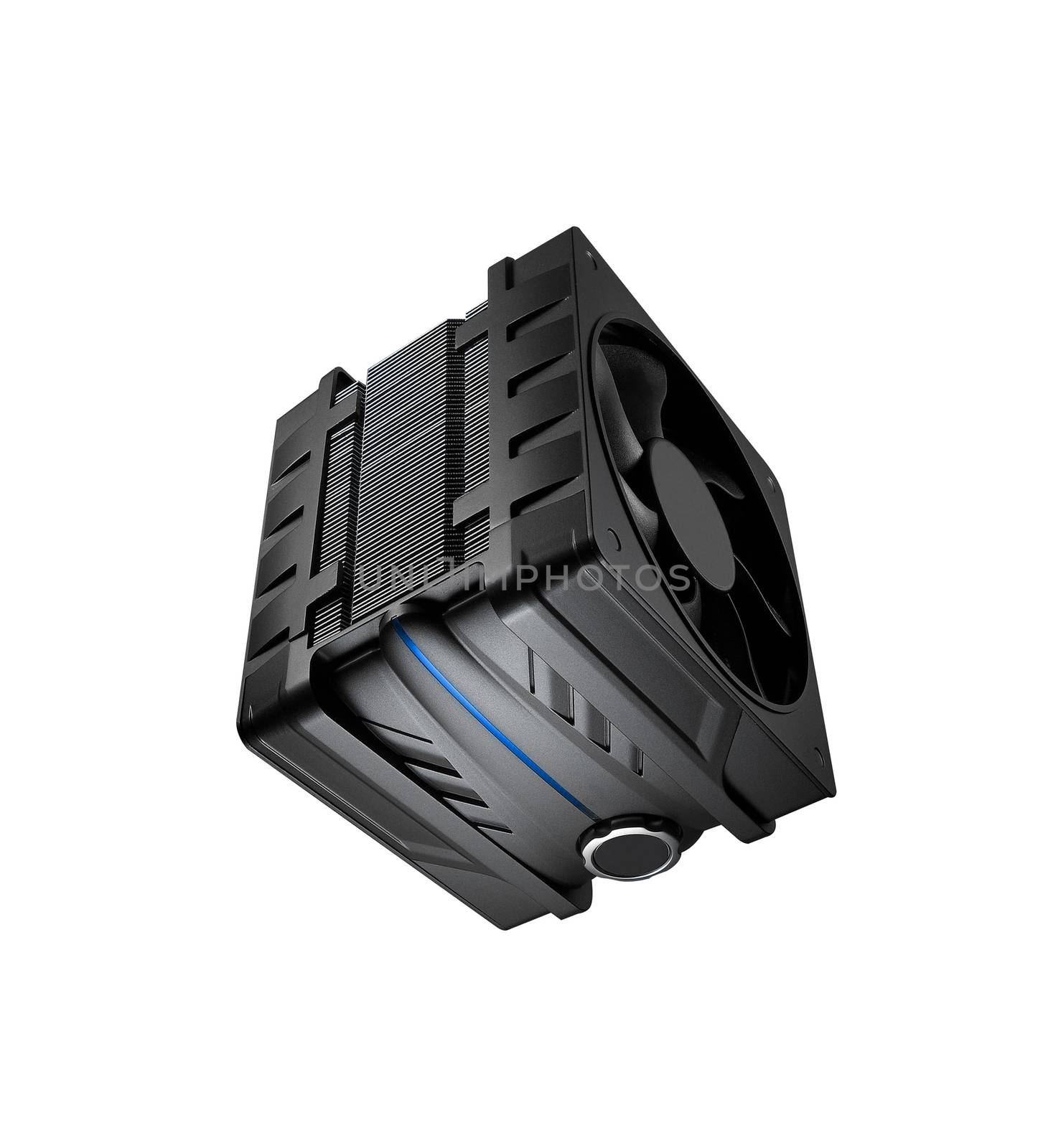 CPU cooler isolated on a white background