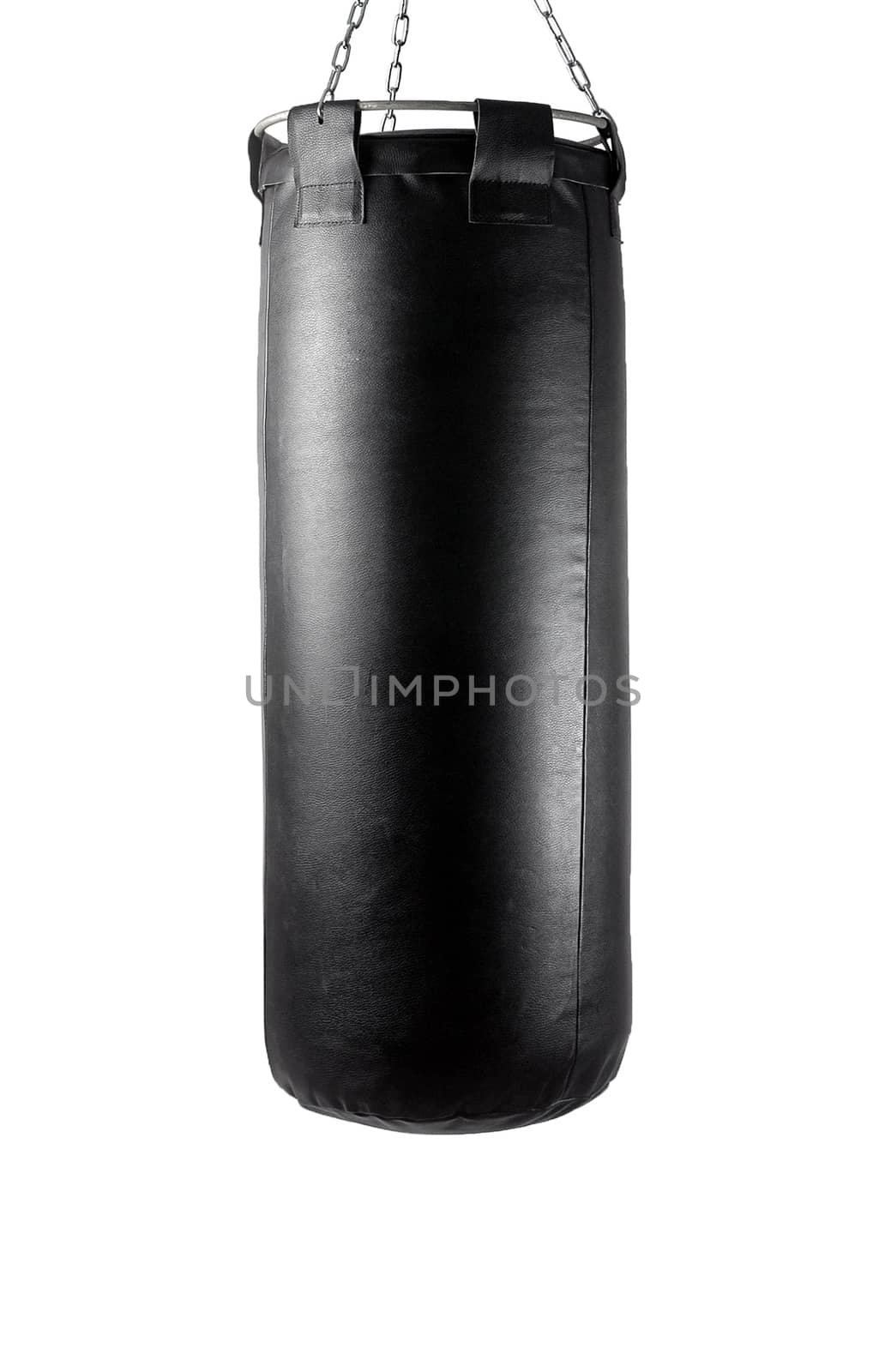 punching bag under the light background