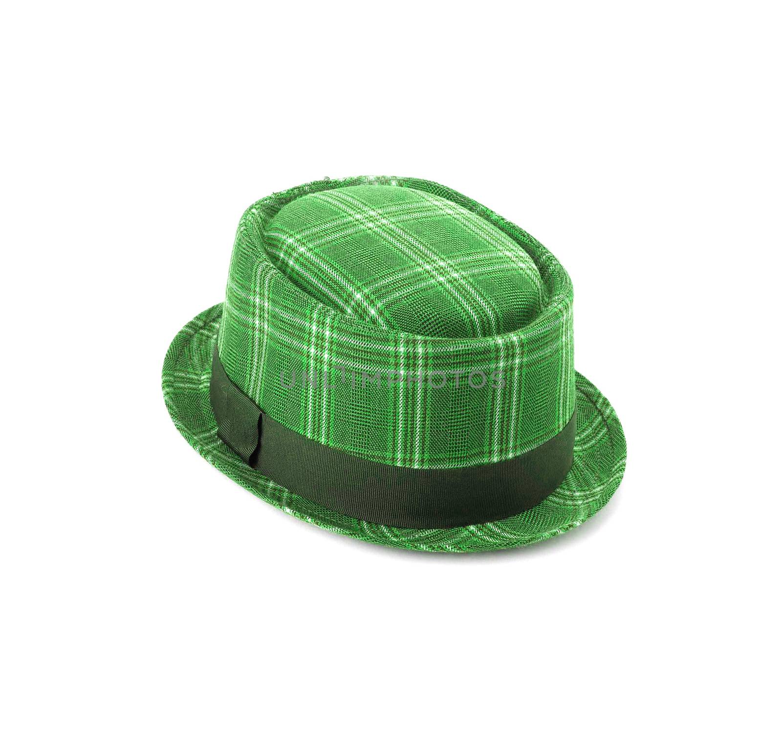 green velvet hat