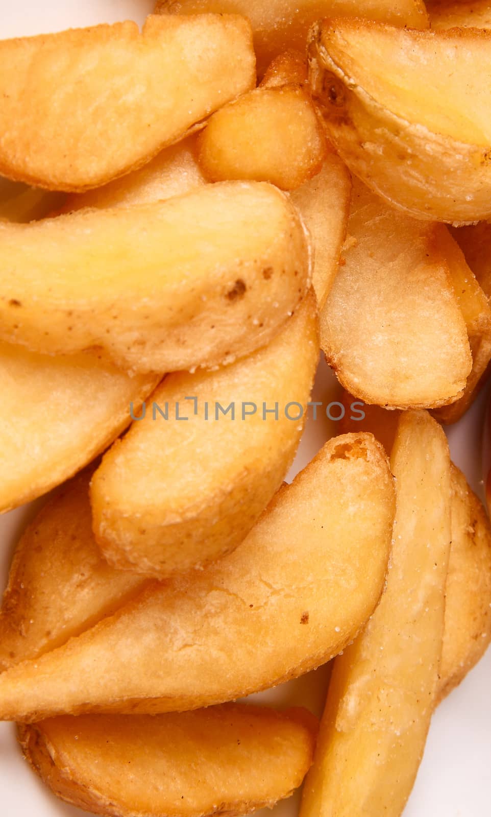 coocked potato close up