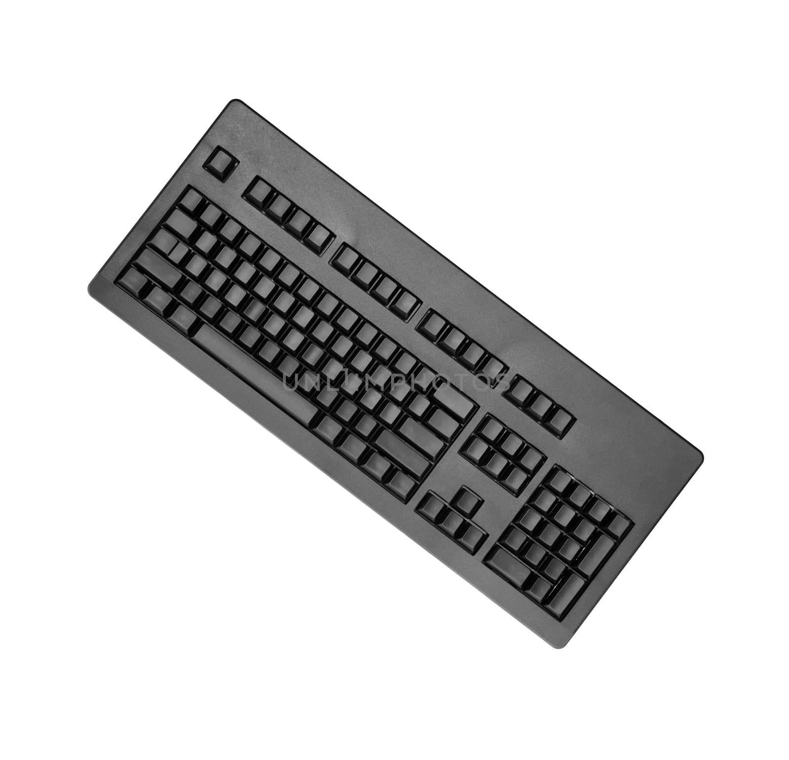 black clean keyboard