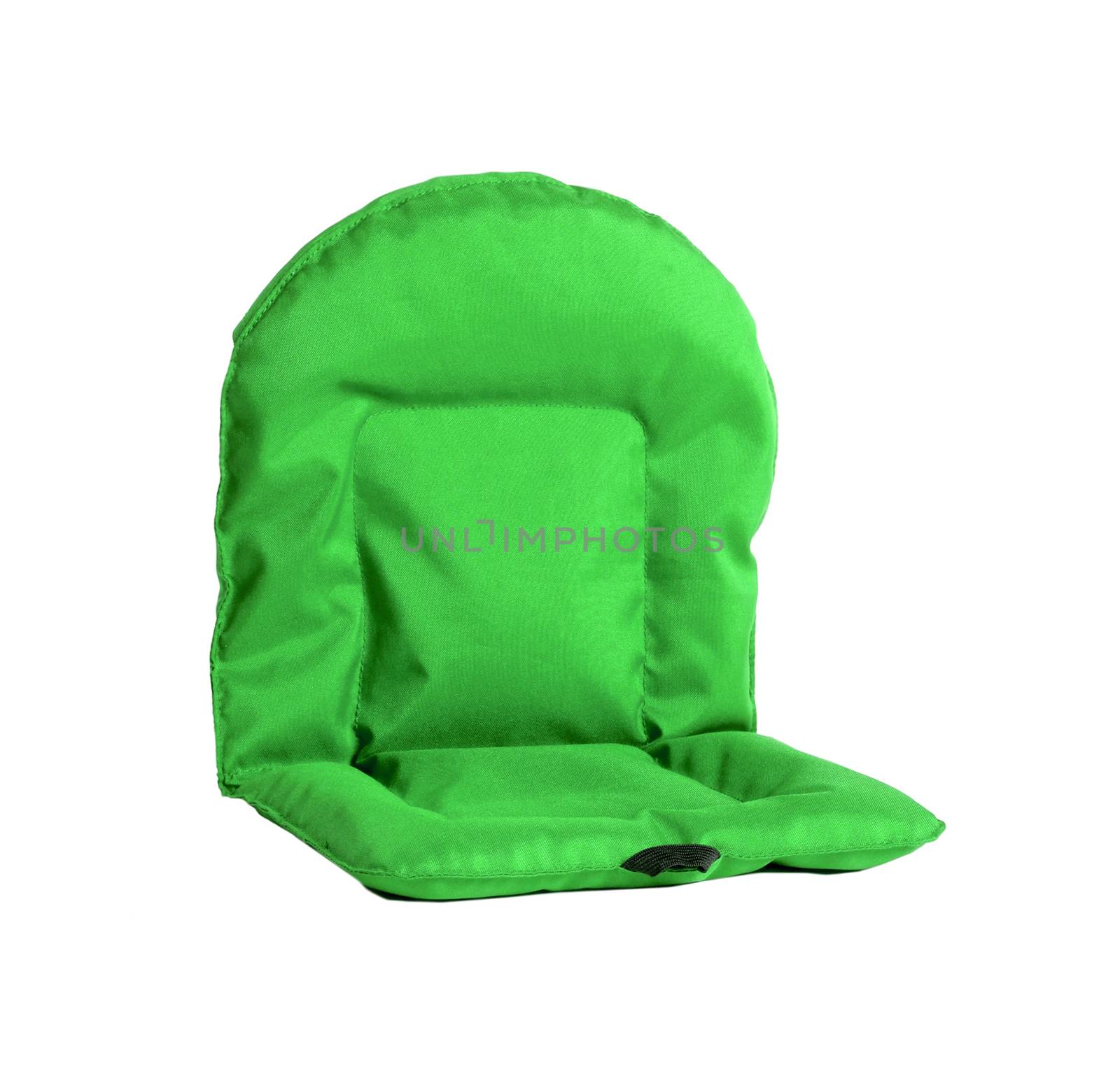 Baby car seat isolated against a white background