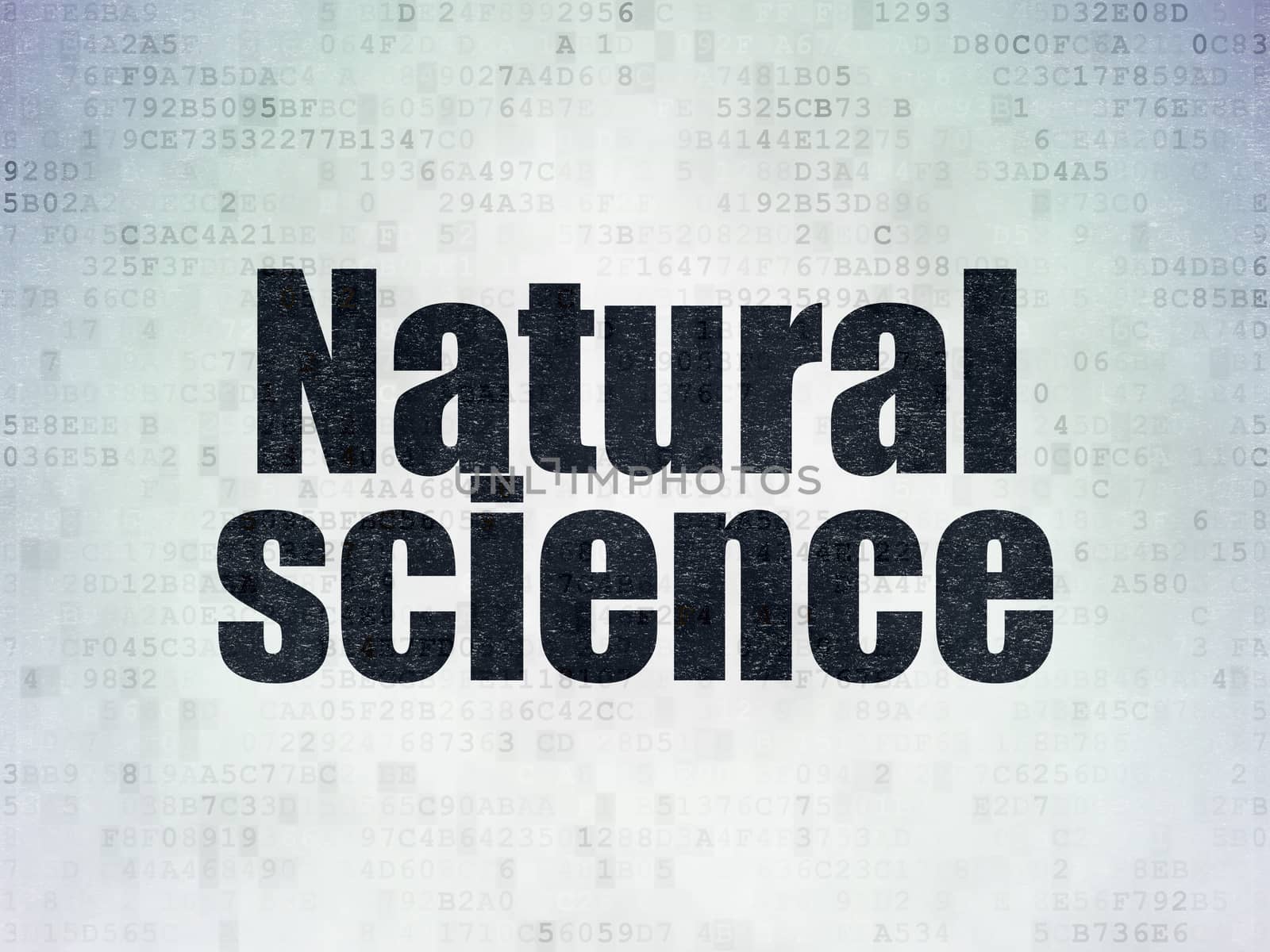 Science concept: Natural Science on Digital Paper background by maxkabakov