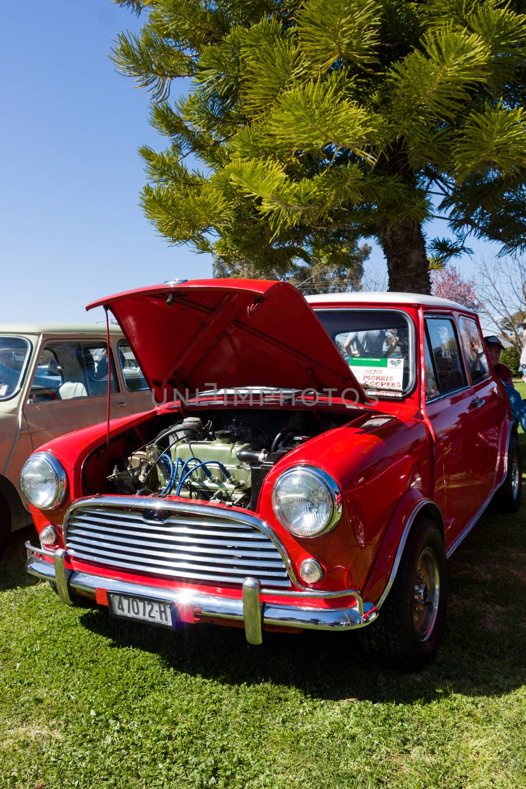 VICTORIA/AUSTRALIA - SEPTEMBER 2015: Classic car show on the 13 September 2015 in Corowa.