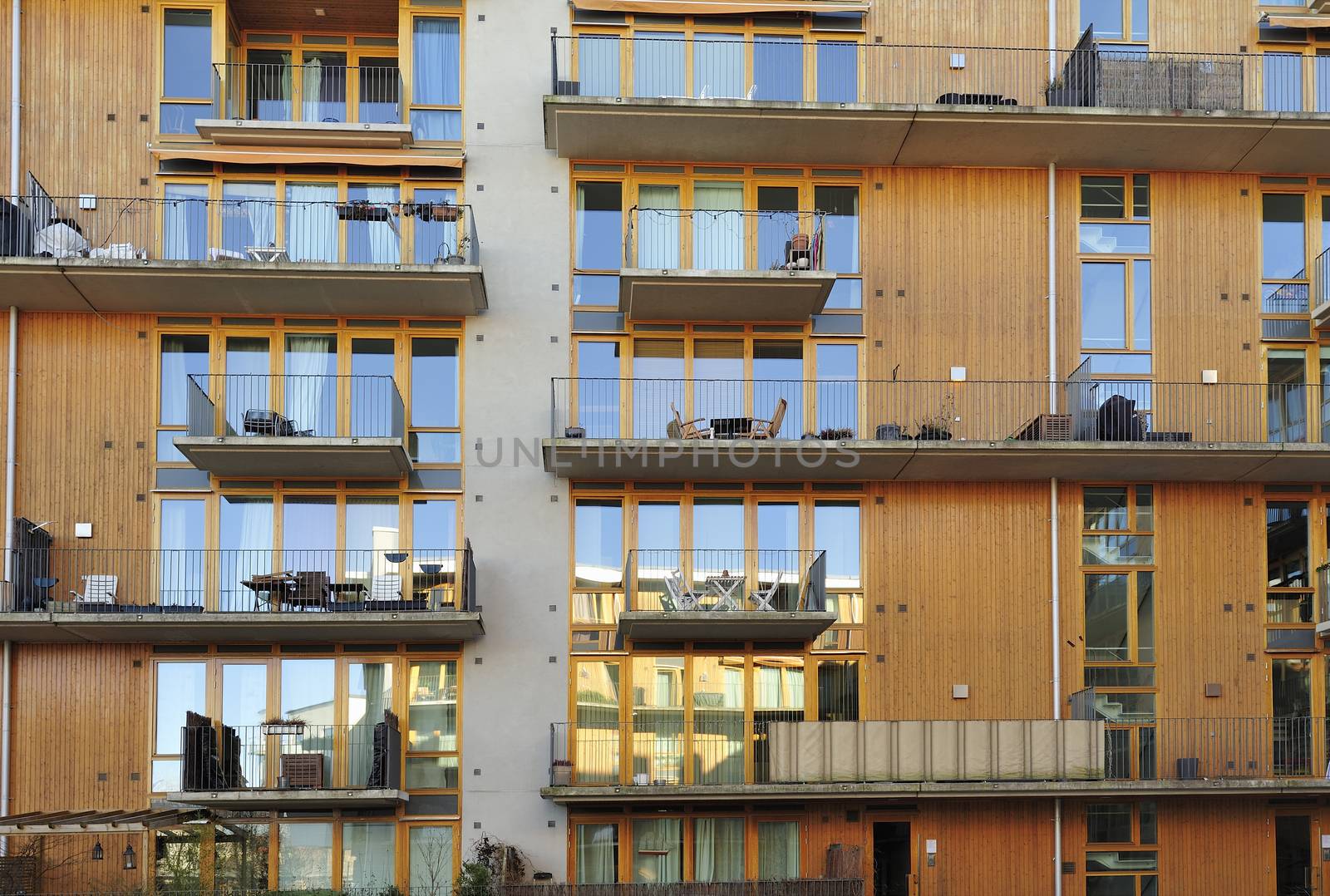Apartment building in Hammarby Sjöstad - Stockholm.
