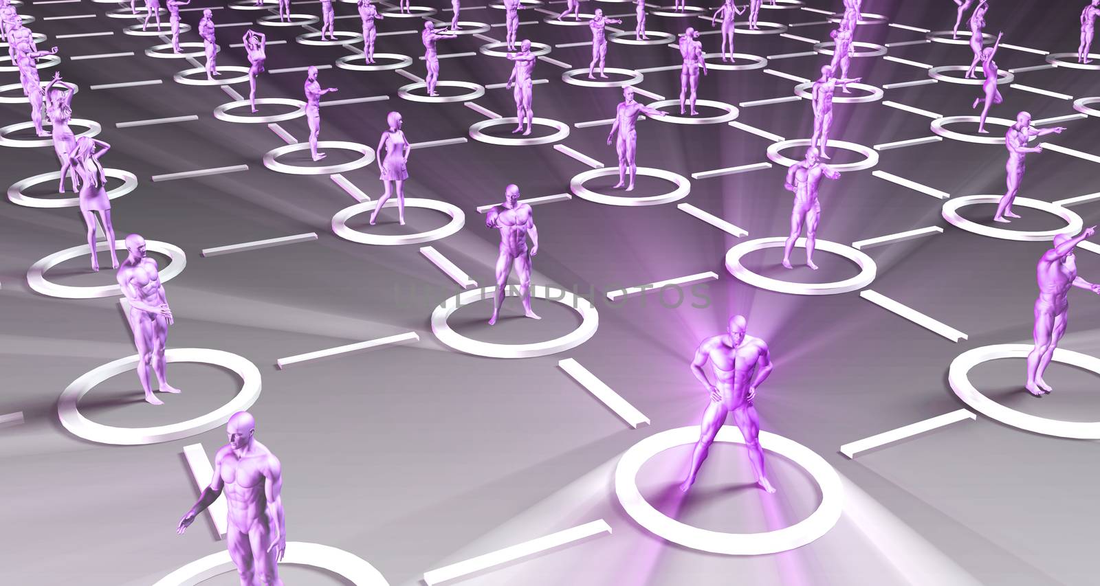 Business People Team Communicating and Working Together