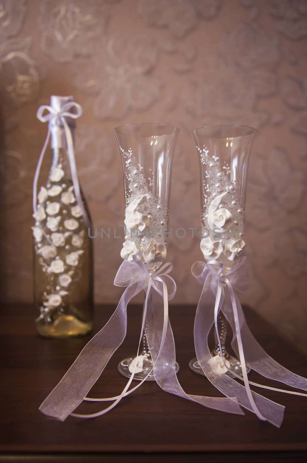 Two wedding glasses